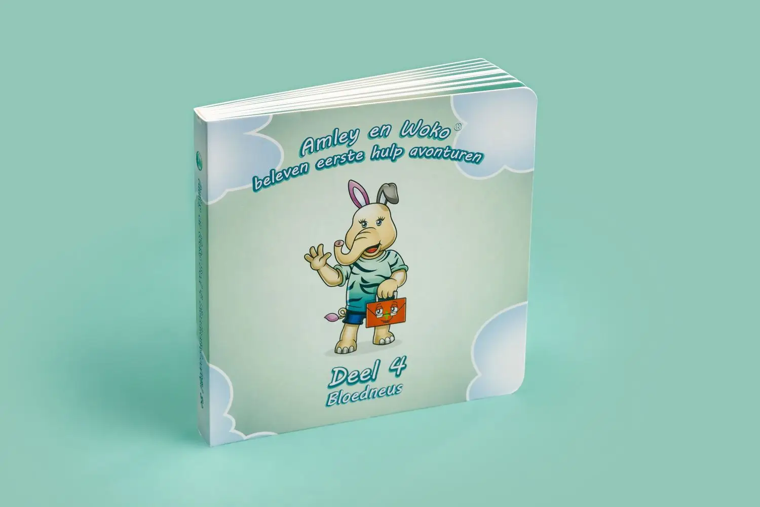 Amley en Woko deel 4 – Bloedneus: educatief EHBO-boekje voor kinderen over wat te doen bij een bloedneus.